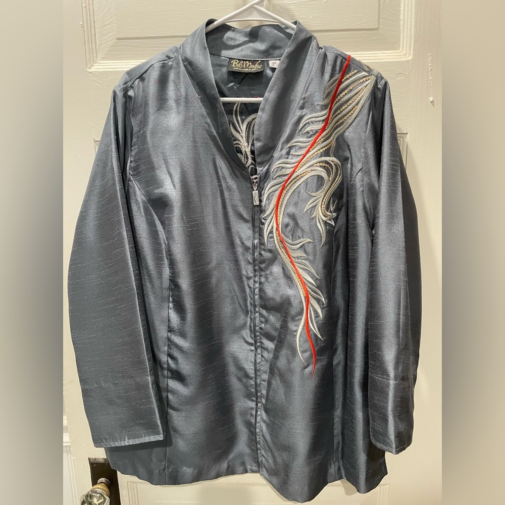 Bob Macke Wearable Art jacket, Size 2X